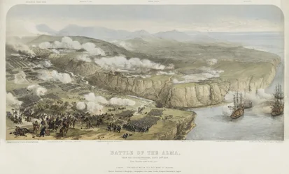 The Battle of the Alma from the French Position, Published by William Tegg and Company